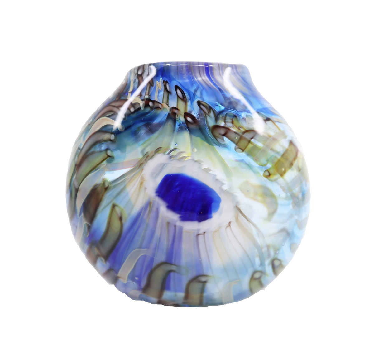 Watercolor Peacock Vase 2 Princeton University Art Museum Store