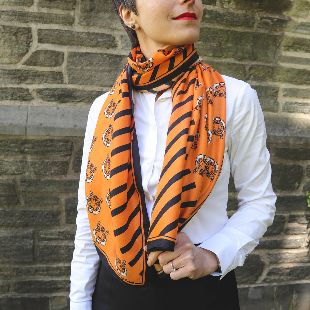 Princeton Custom Silk Twill Scarf - Oblong – Princeton University