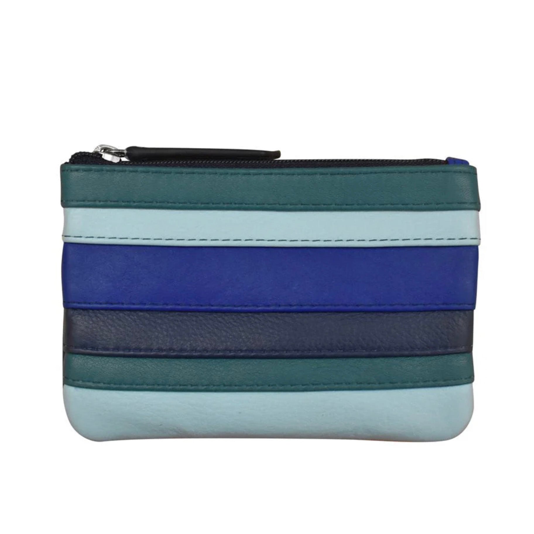 【THE MUSEUM VISITOR】 FLEECE WALLET (NAVY) Indigo dye] Half L zip wallet – BROOKLYN MUSEUM