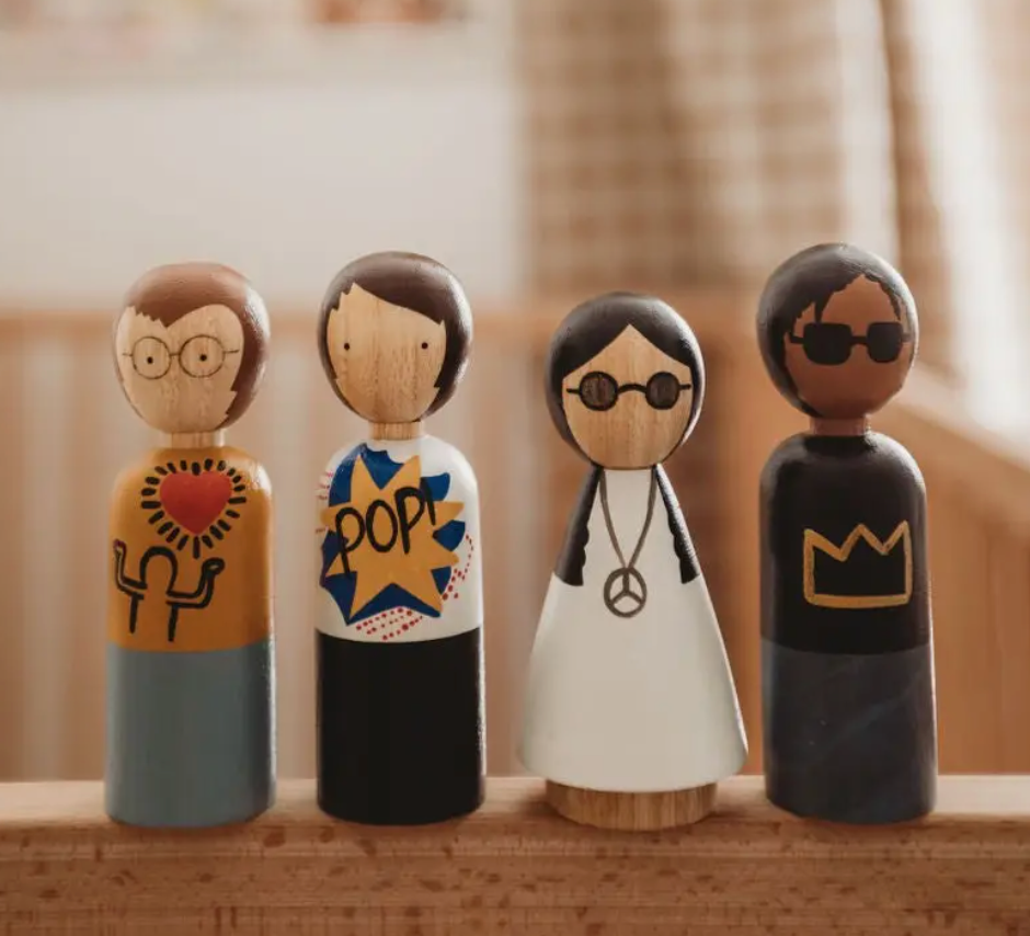 Modern Artists 3 Wood Figure Set Princeton University Art Museum Store